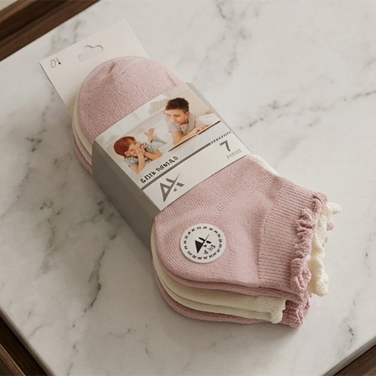 Girls Long Socks Set 7 Piece
