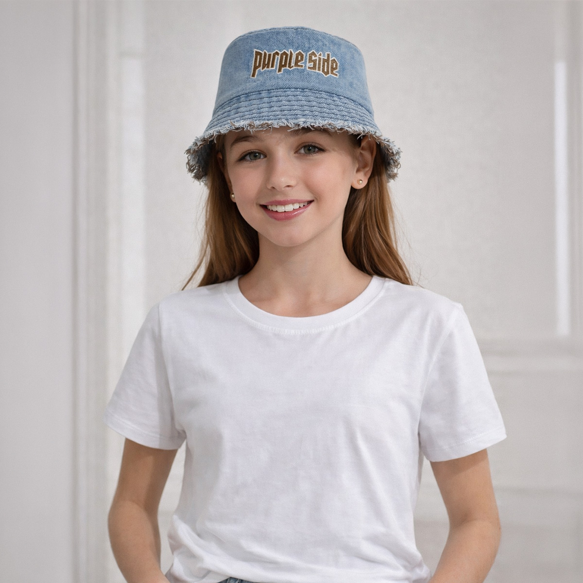 Girls Round Cap