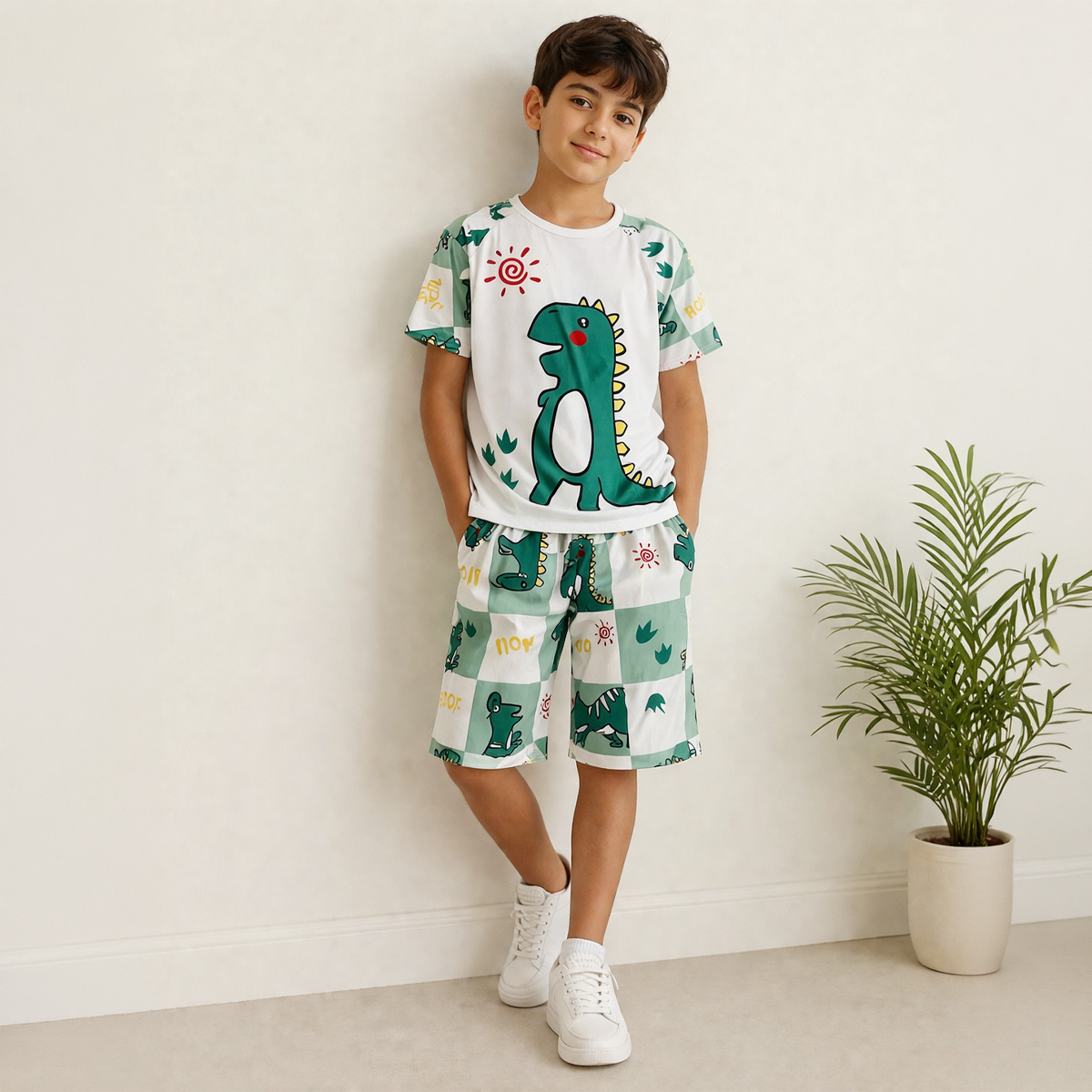 Boys Pyjama with Bermuda Short Sleeve
