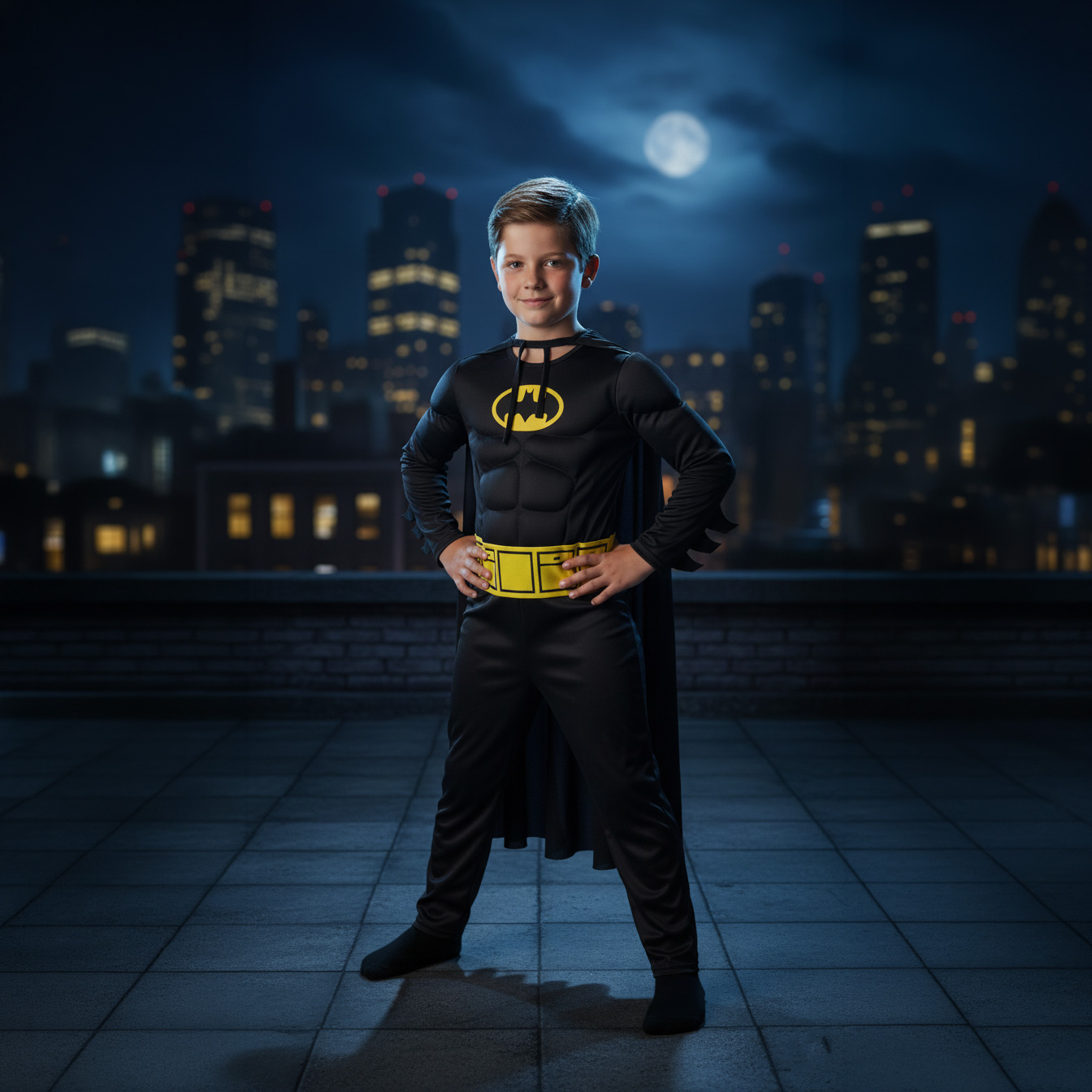 Boys Bat Hero Costume