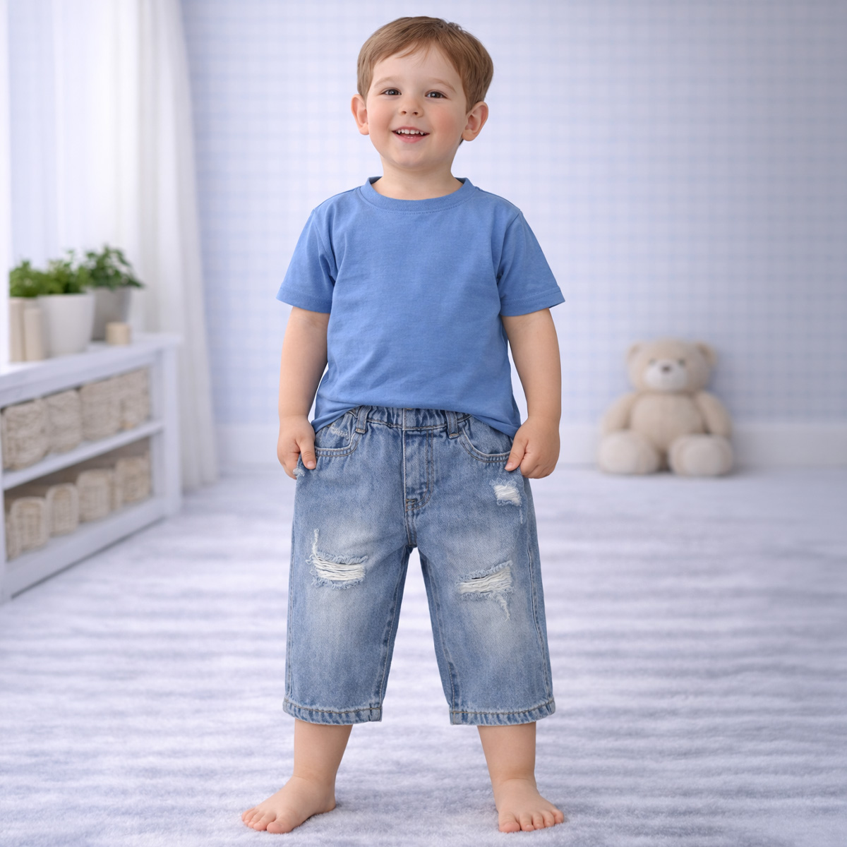 Boys Cotton Bermuda