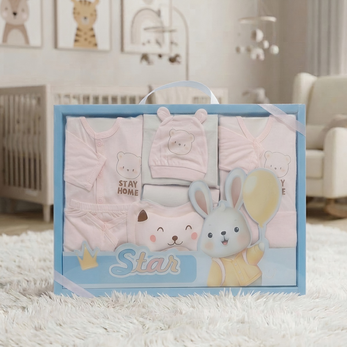 Baby Gift Set with Cartoon Box