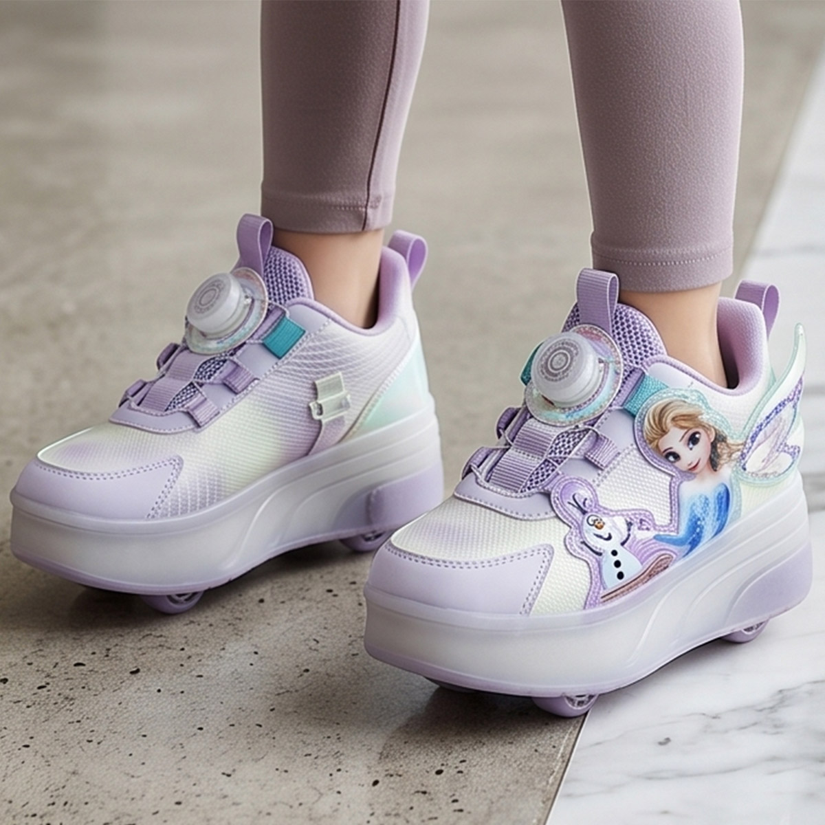 Girls 2-Wheel Roller Skate Shoes