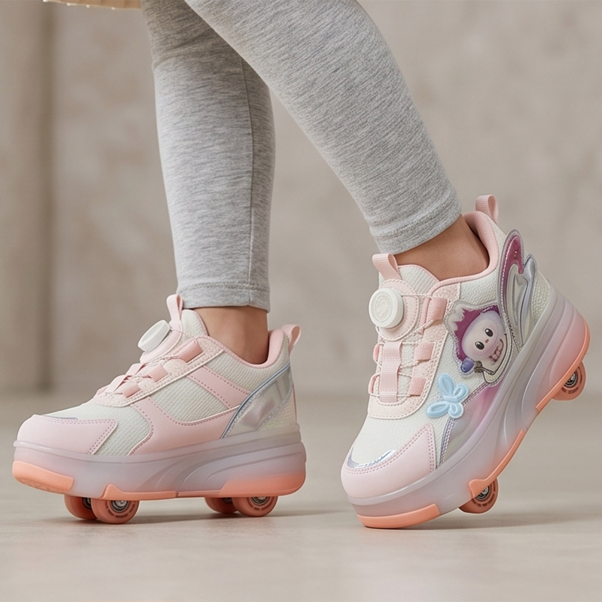 Girls 2-Wheel Roller Skate Shoes