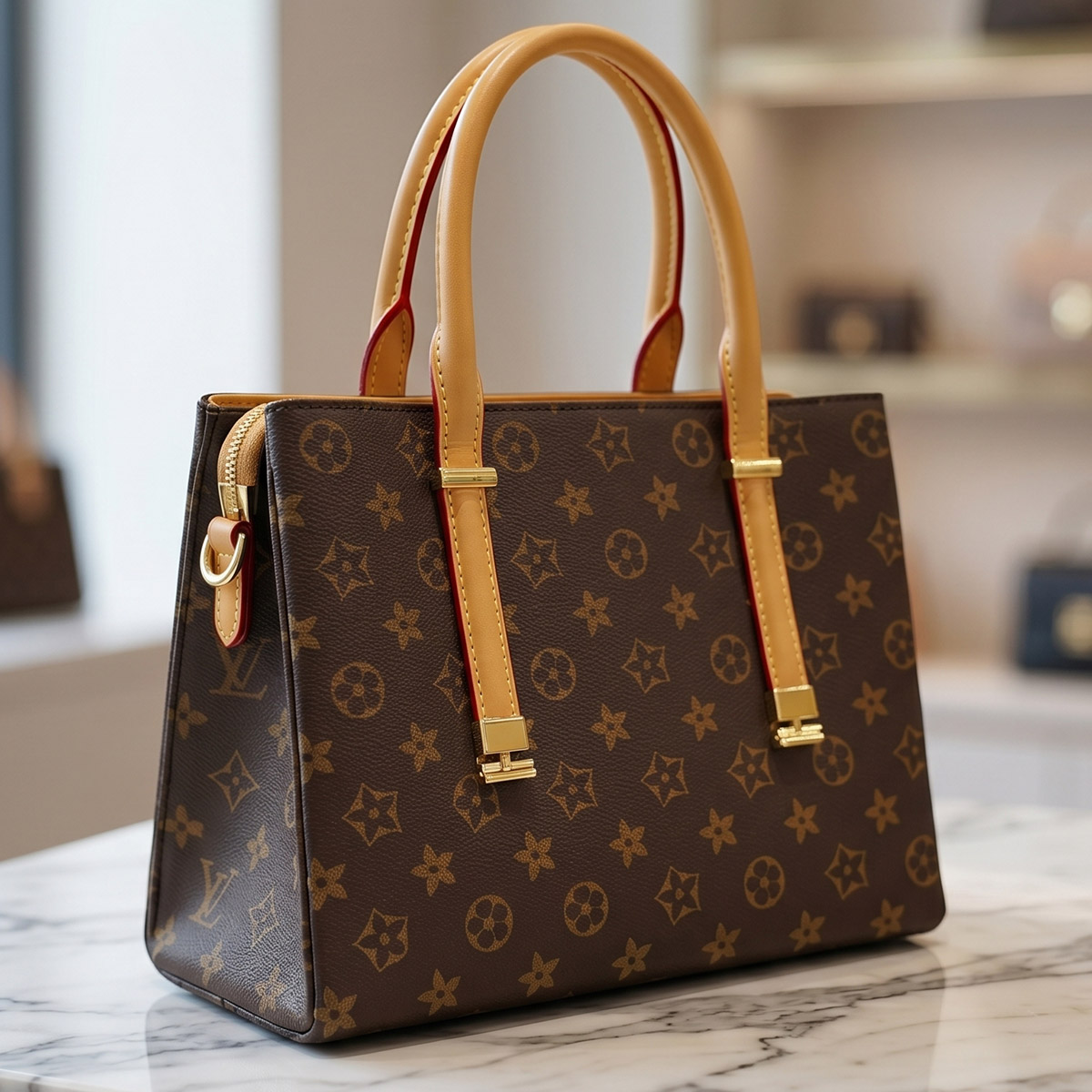 Ladies Soft Printed Handbag Medium