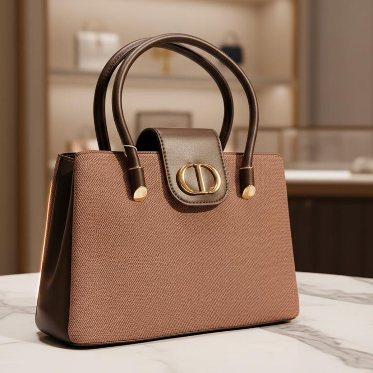 Ladies Soft Plain Handbag