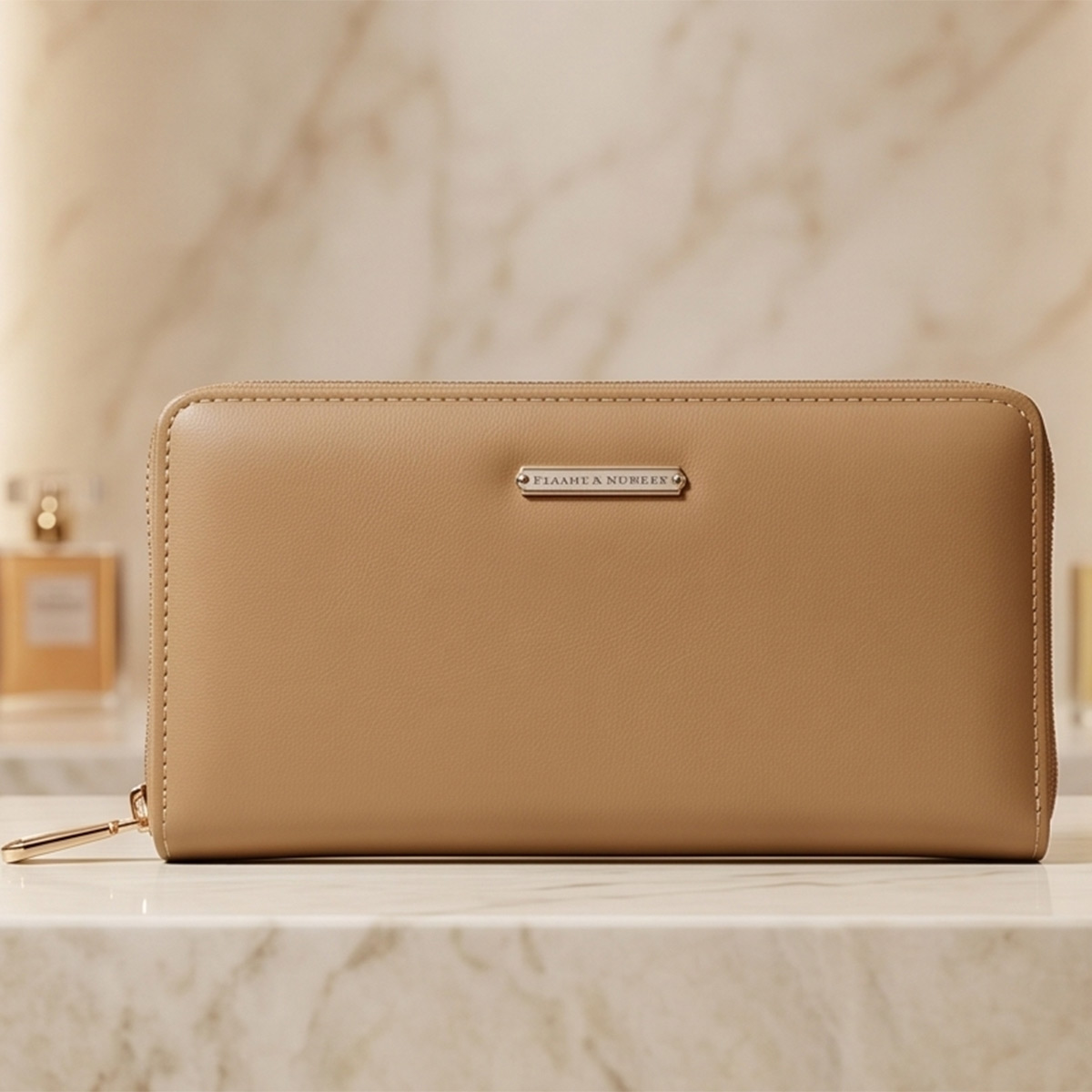 Ladies Large Plain Wallet