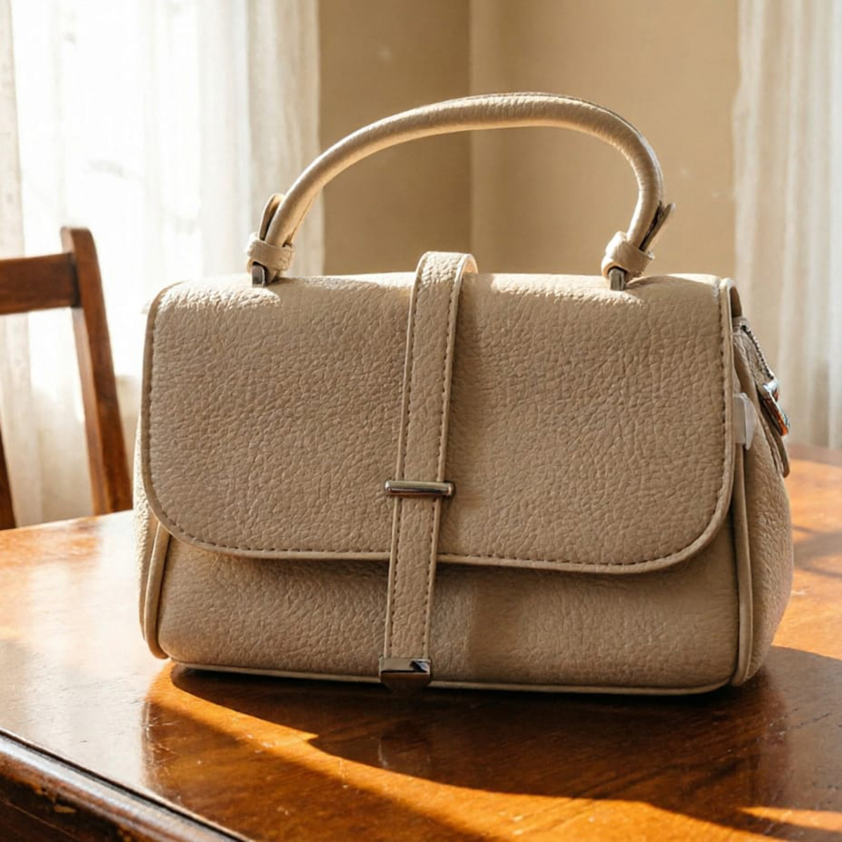 Ladies Soft Plain Handbag