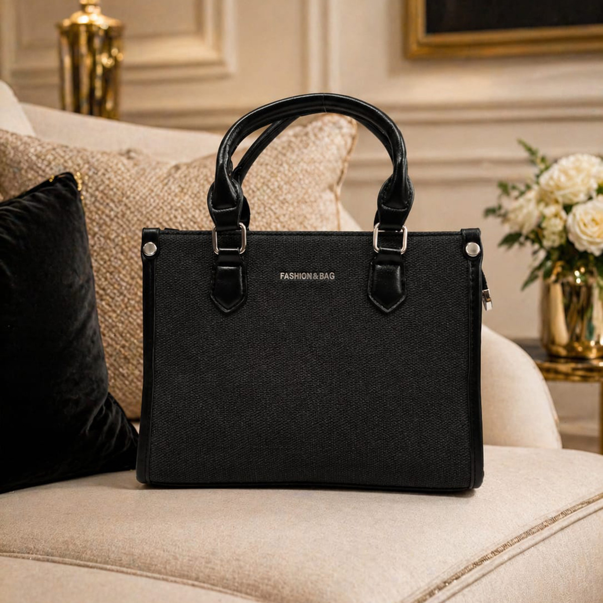 Ladies Soft Plain Handbag