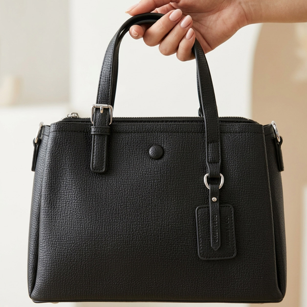 Ladies Soft Plain Handbag