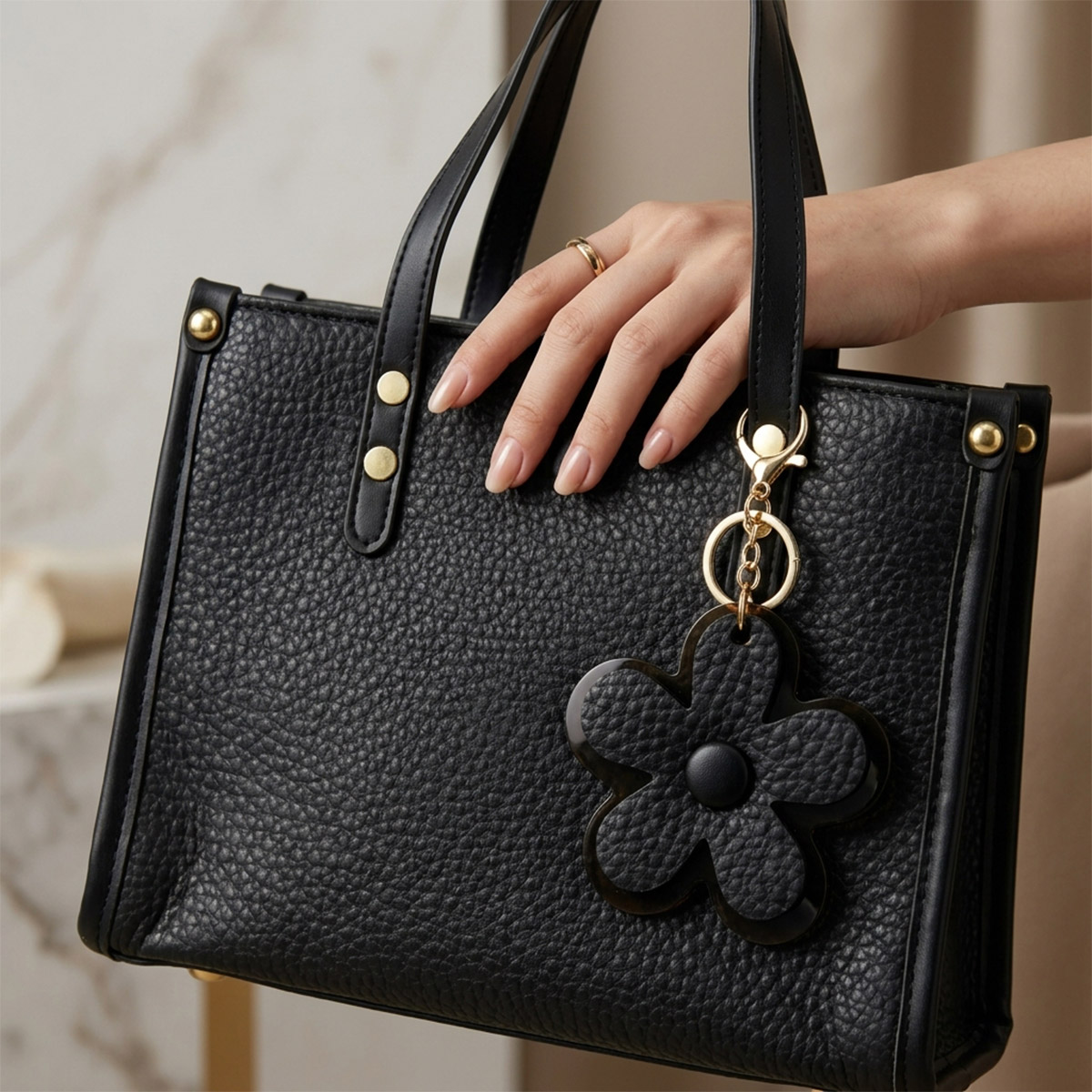 Ladies Soft Plain Handbag