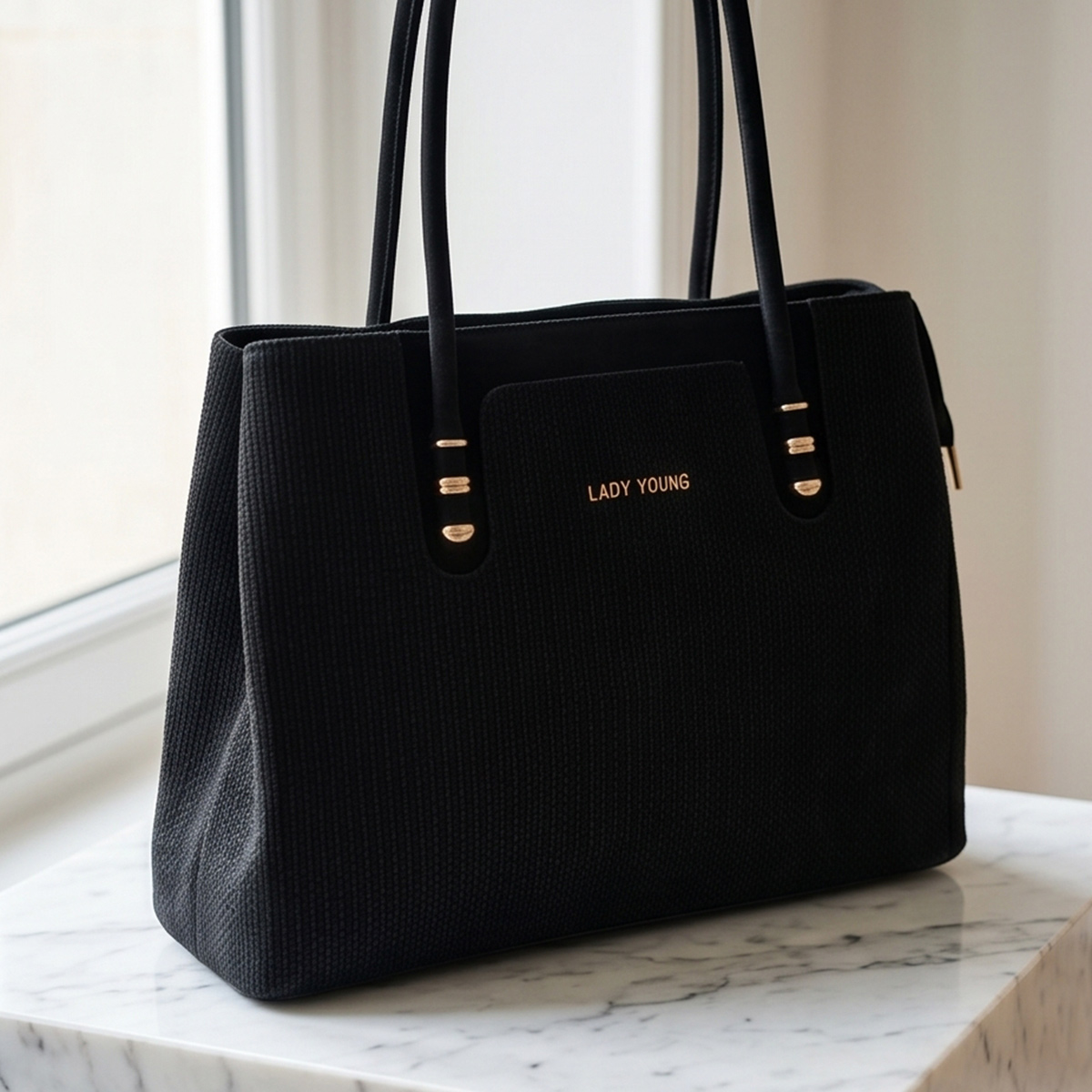 Ladies Soft Plain Handbag