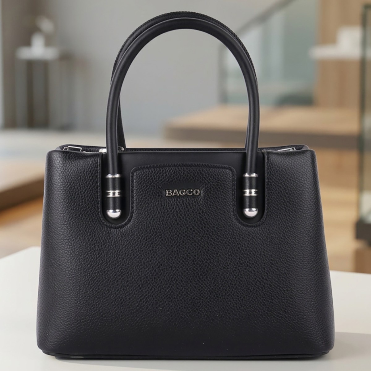 Ladies Soft Plain Handbag Medium