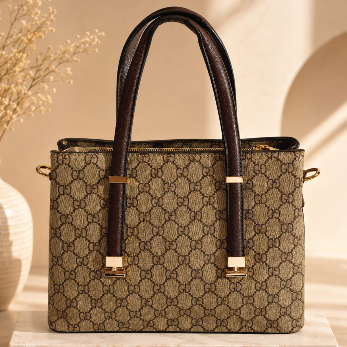 Ladies Soft Printed Handbag