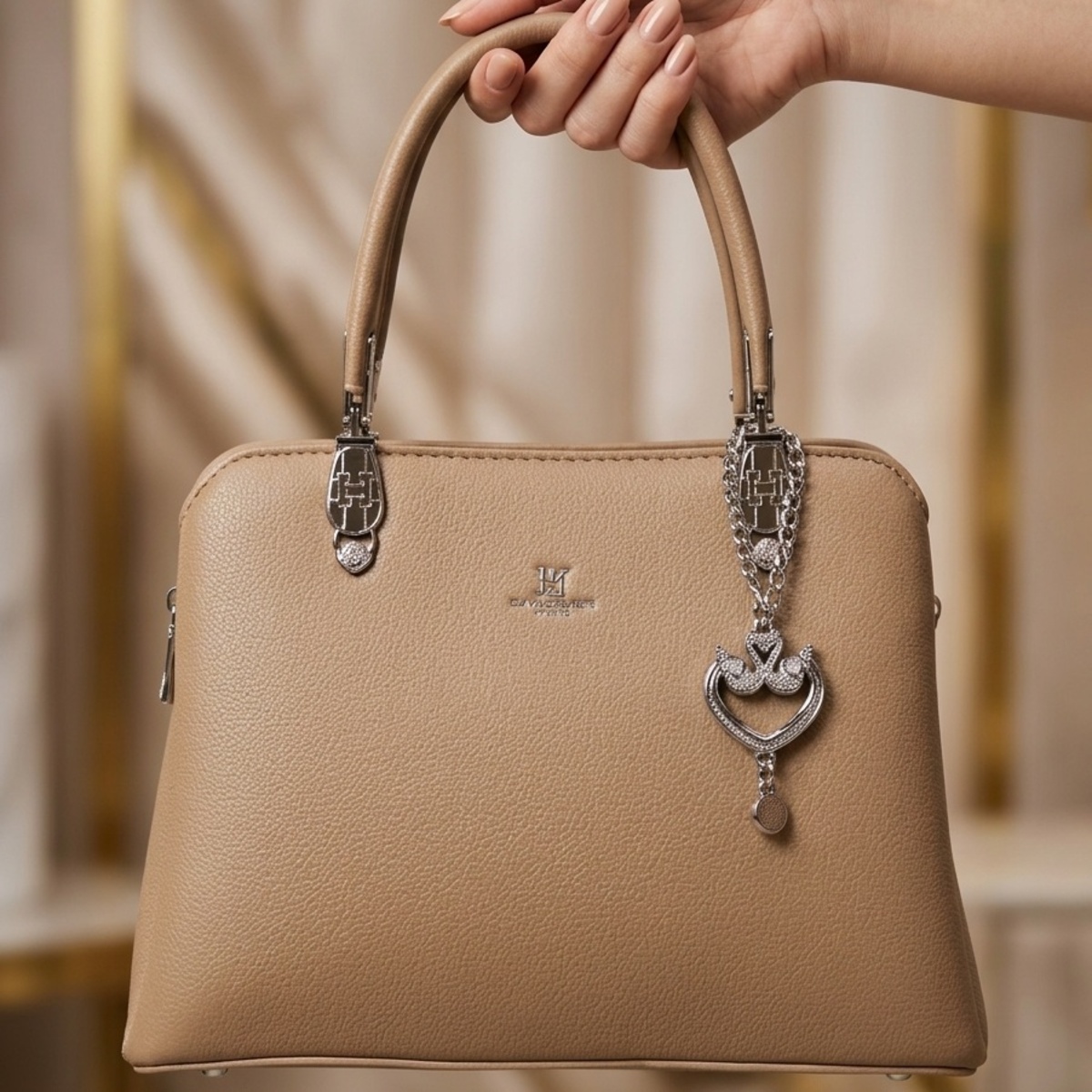 Ladies Soft Plain Handbag