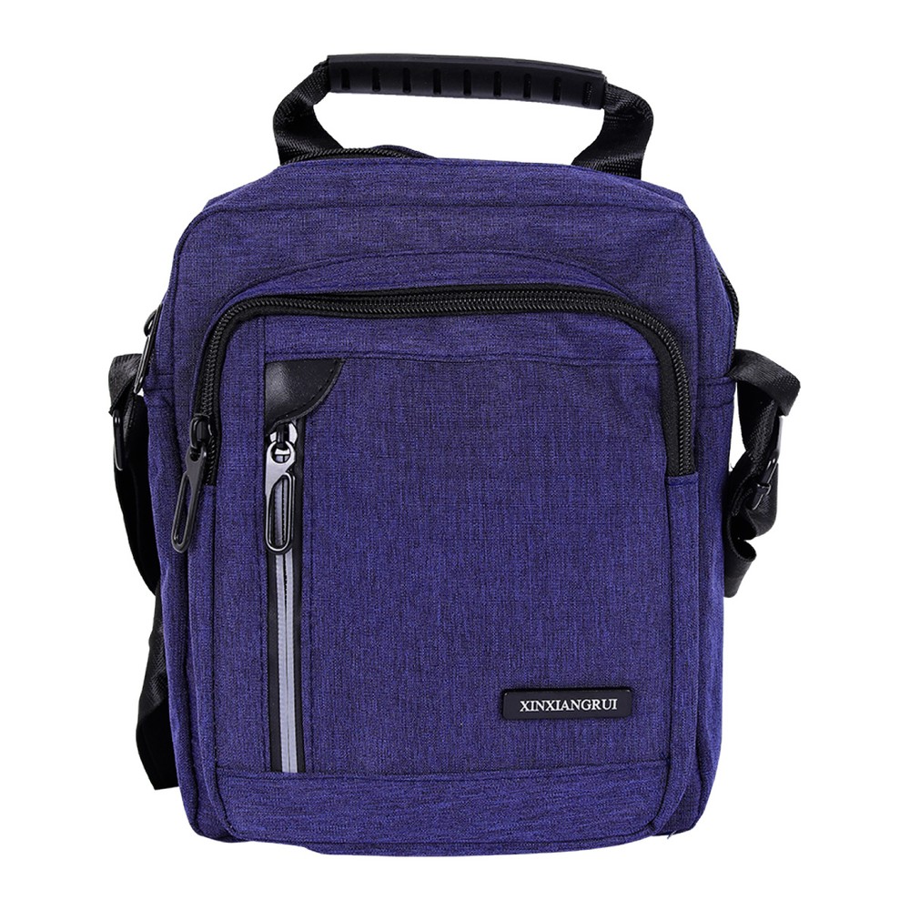 Fabric Side Bag Blue Free Size