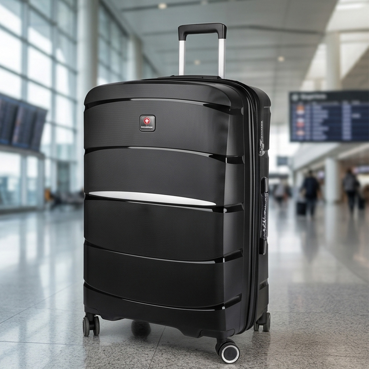 Hard Shell Plain Trolley Bag 20 Inch