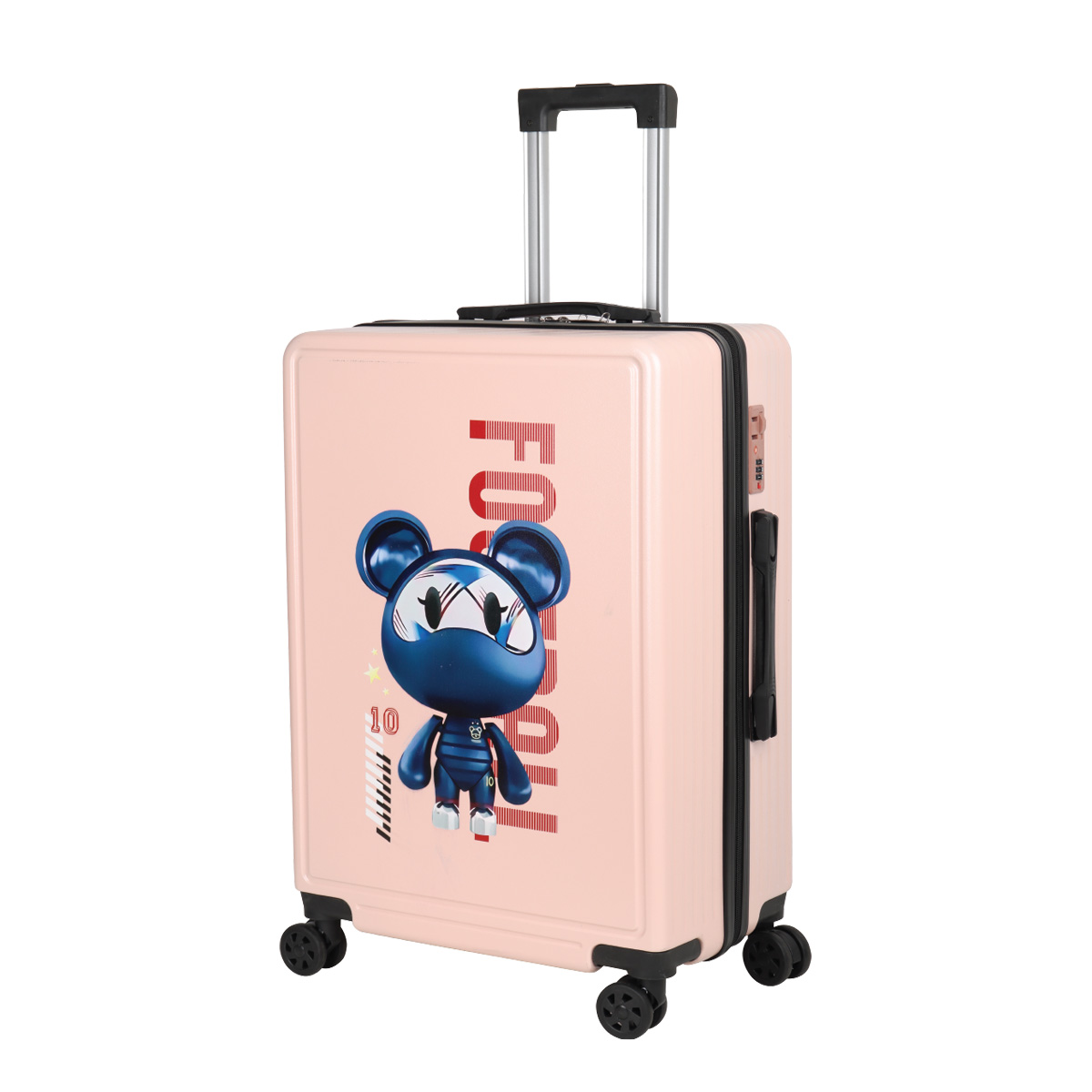 Printed Hard Trolley Bag 20 Inch