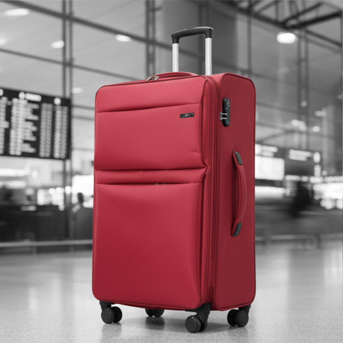 Soft Plain Trolley Bag
