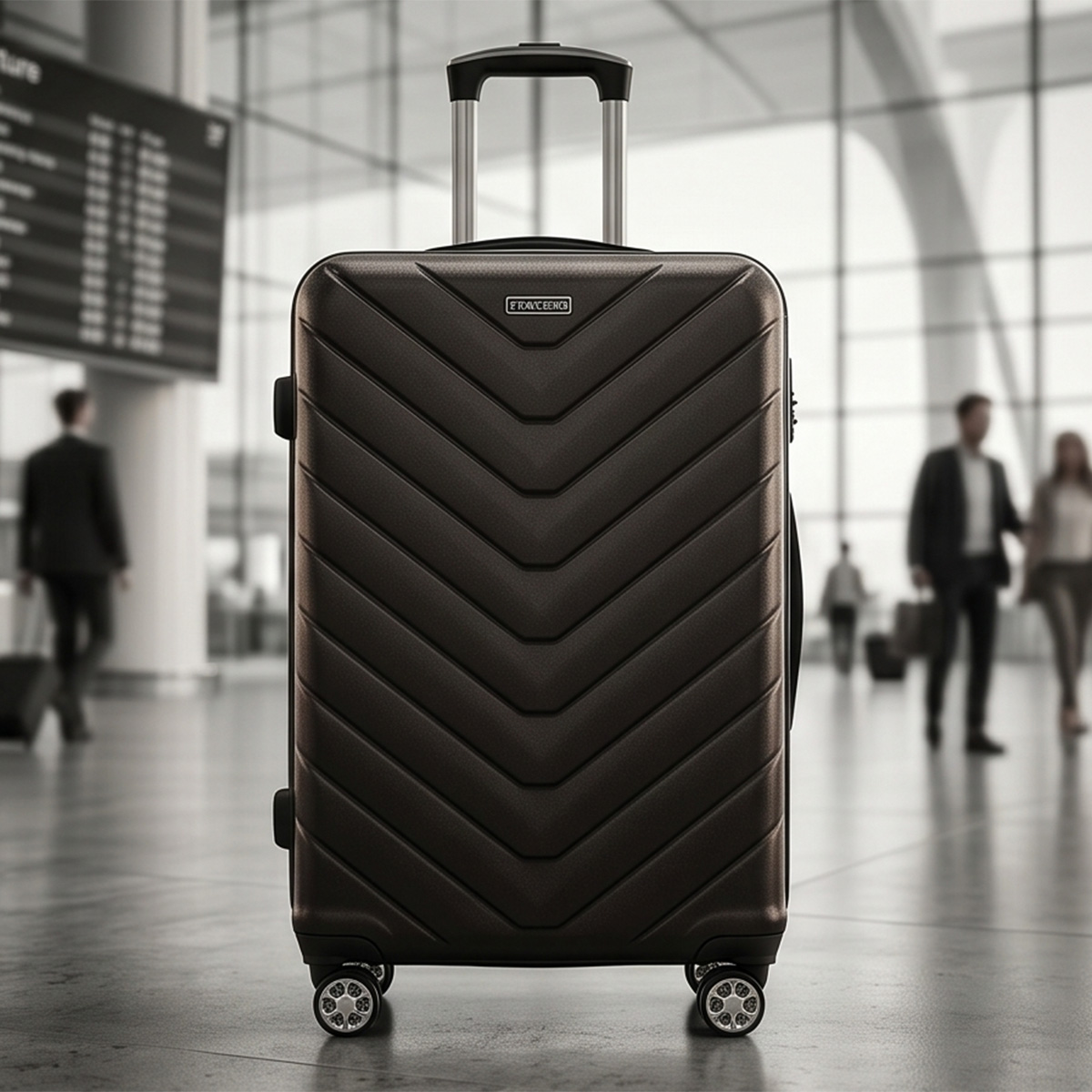 Hard Plain Trolley Bag 24 Inch