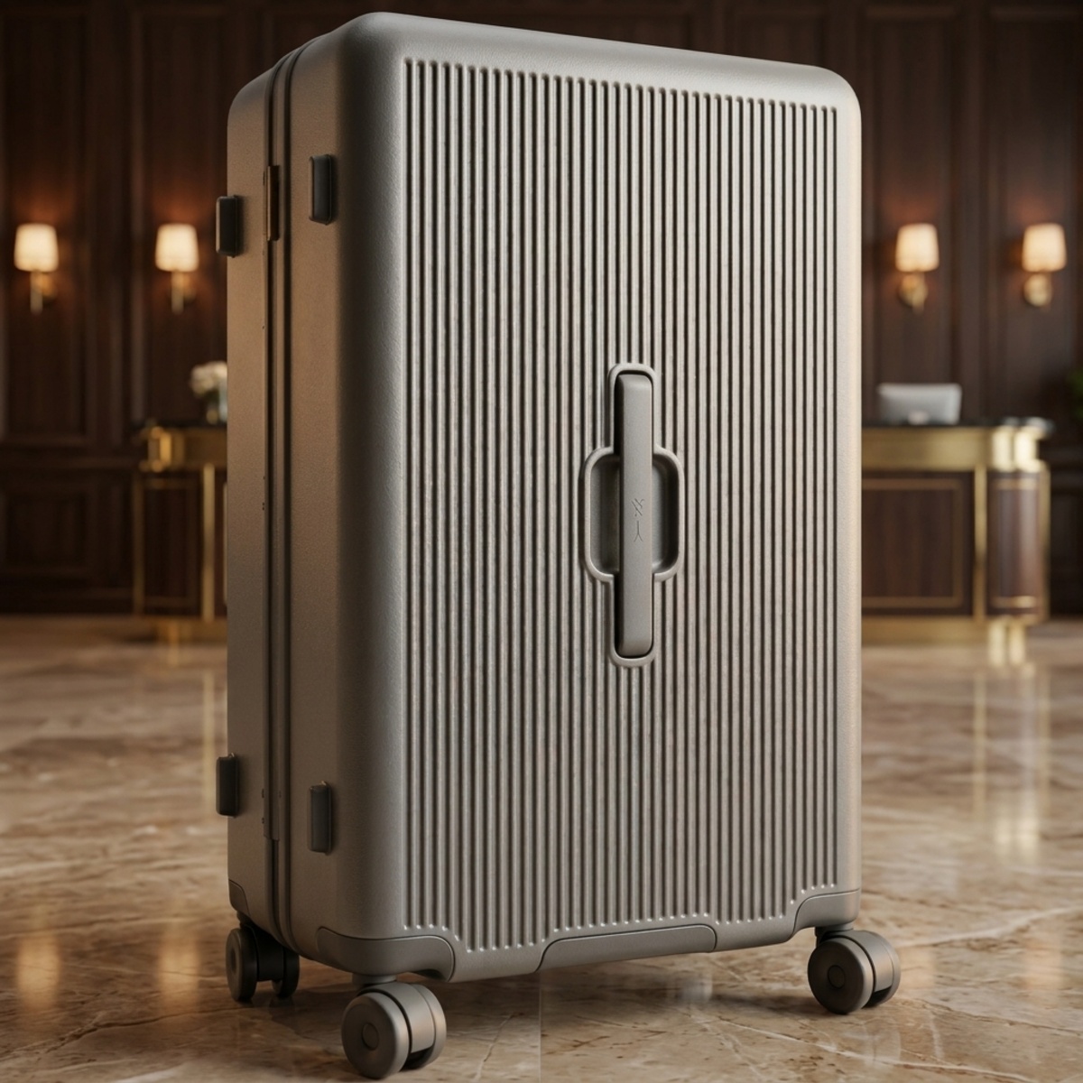 Hard Shell Plain Trolley Bag 24 Inch