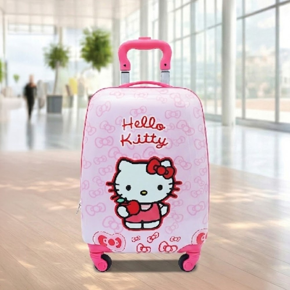 Kids Printed Trolley Bag
