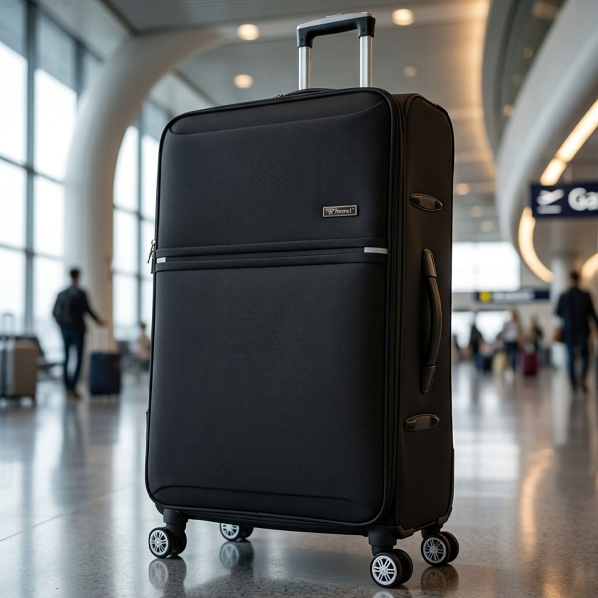 Soft Plain Trolley Bag