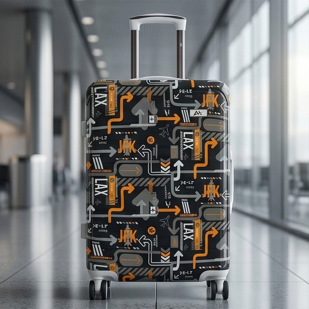 Hard Printed Trolley Bag