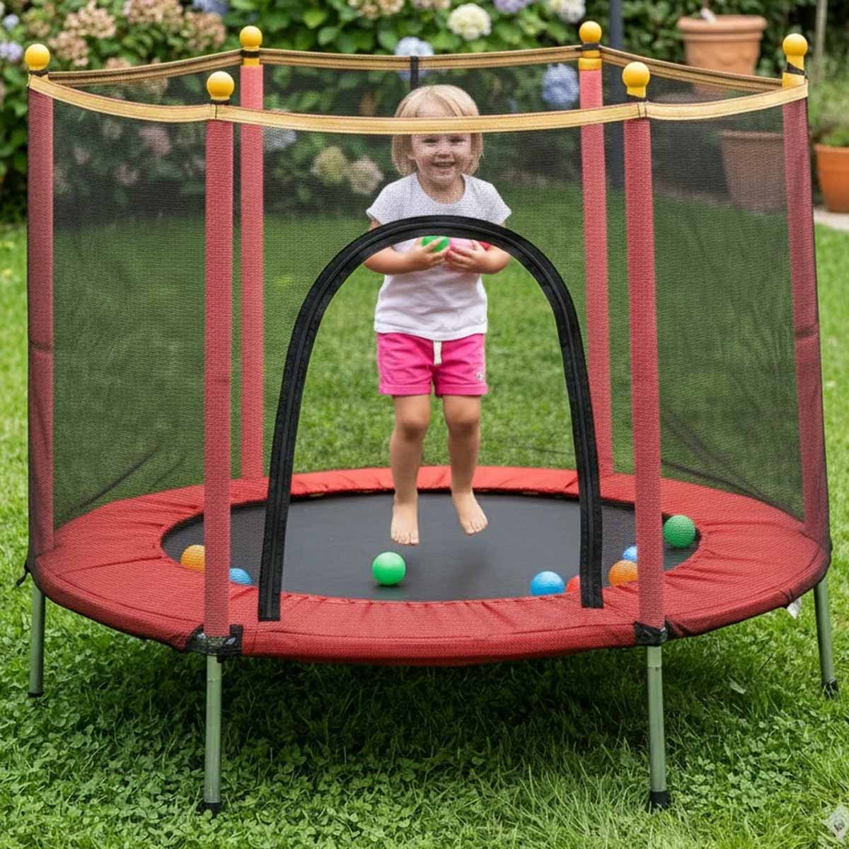 Trampoline with Safety Net 140cm