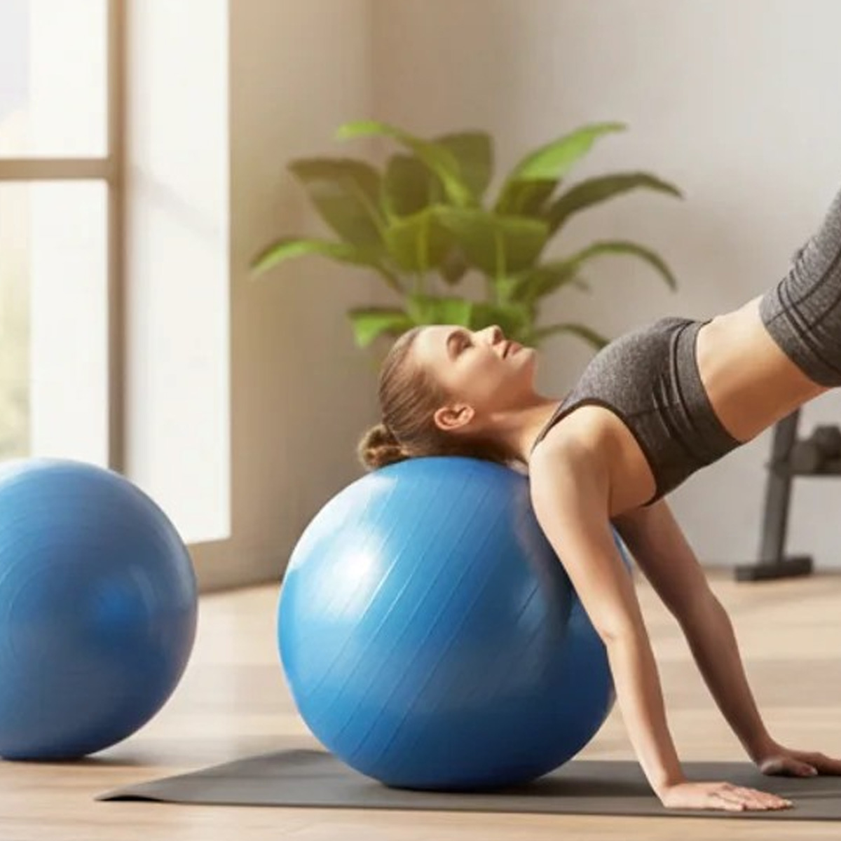 Yoga Gym Ball Set 75cm