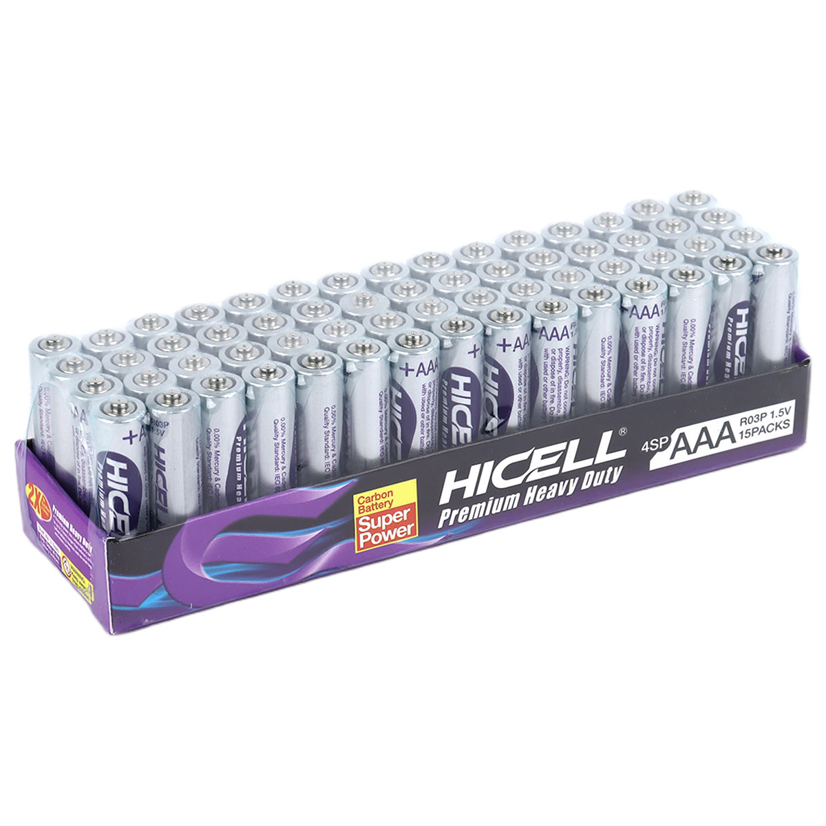 Hicell AAA Battery Pack 60 Piece