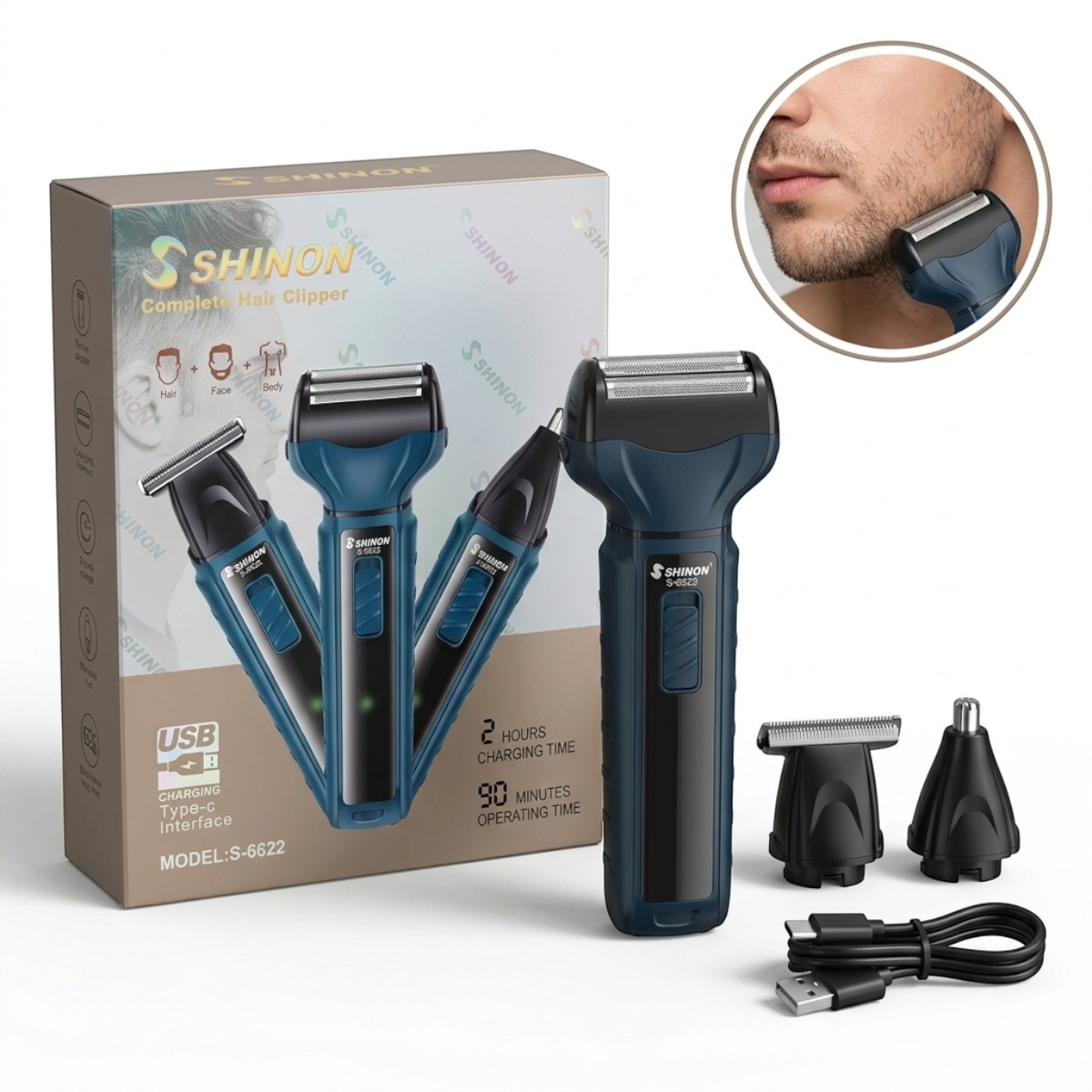 Men Shaver 3 in 1