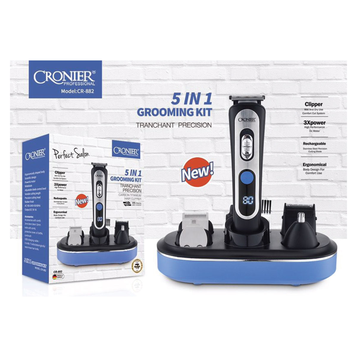 Cronier Men's Grooming Kit