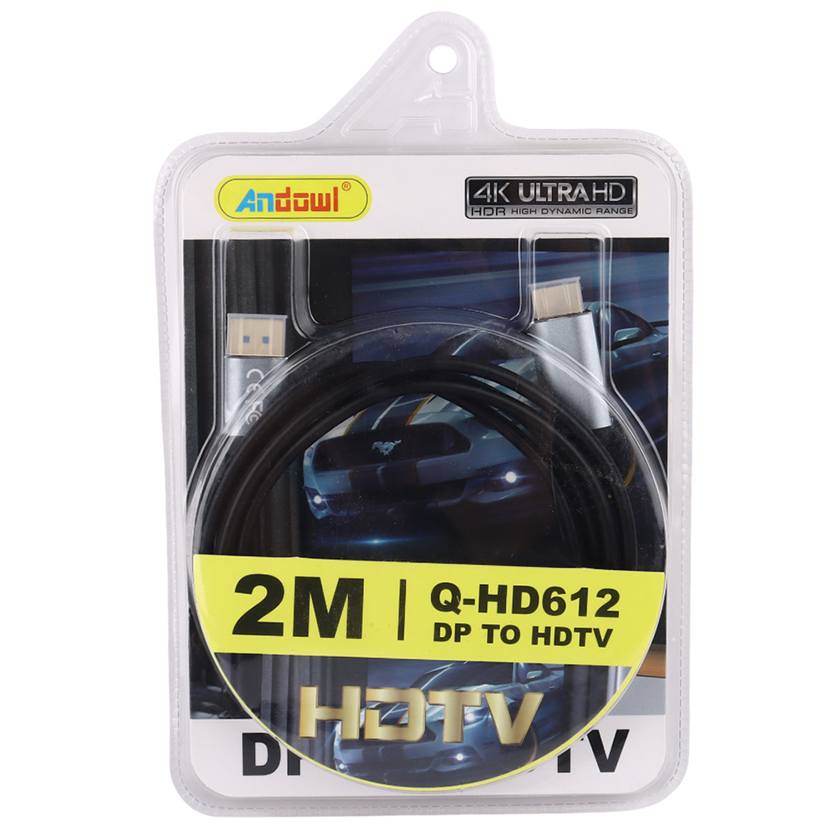 Andowl DP to HDMI Cable 2m