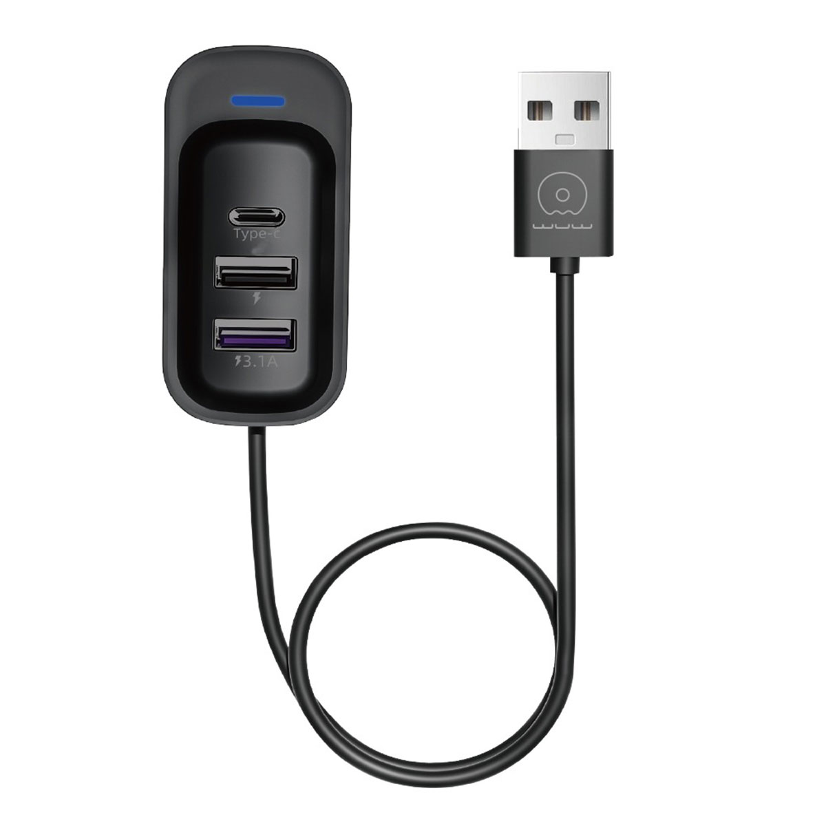 Multi-Port USB Hub with 2 USB & 1 Type-C