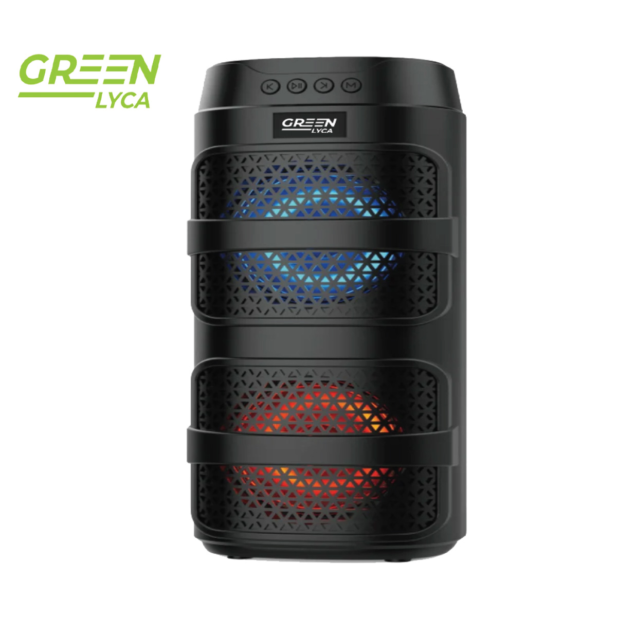 Green Lyca Bluetooth Speaker With Led GL70124