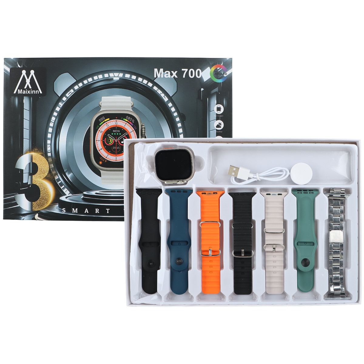 Maixinn AMOLED Display Ultra Smart Watch
