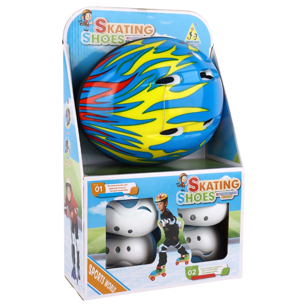 Kids Helmet & Protection Set