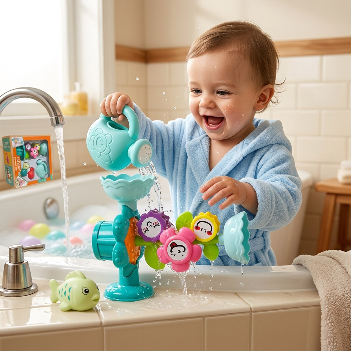 Bathing Splash Octopus