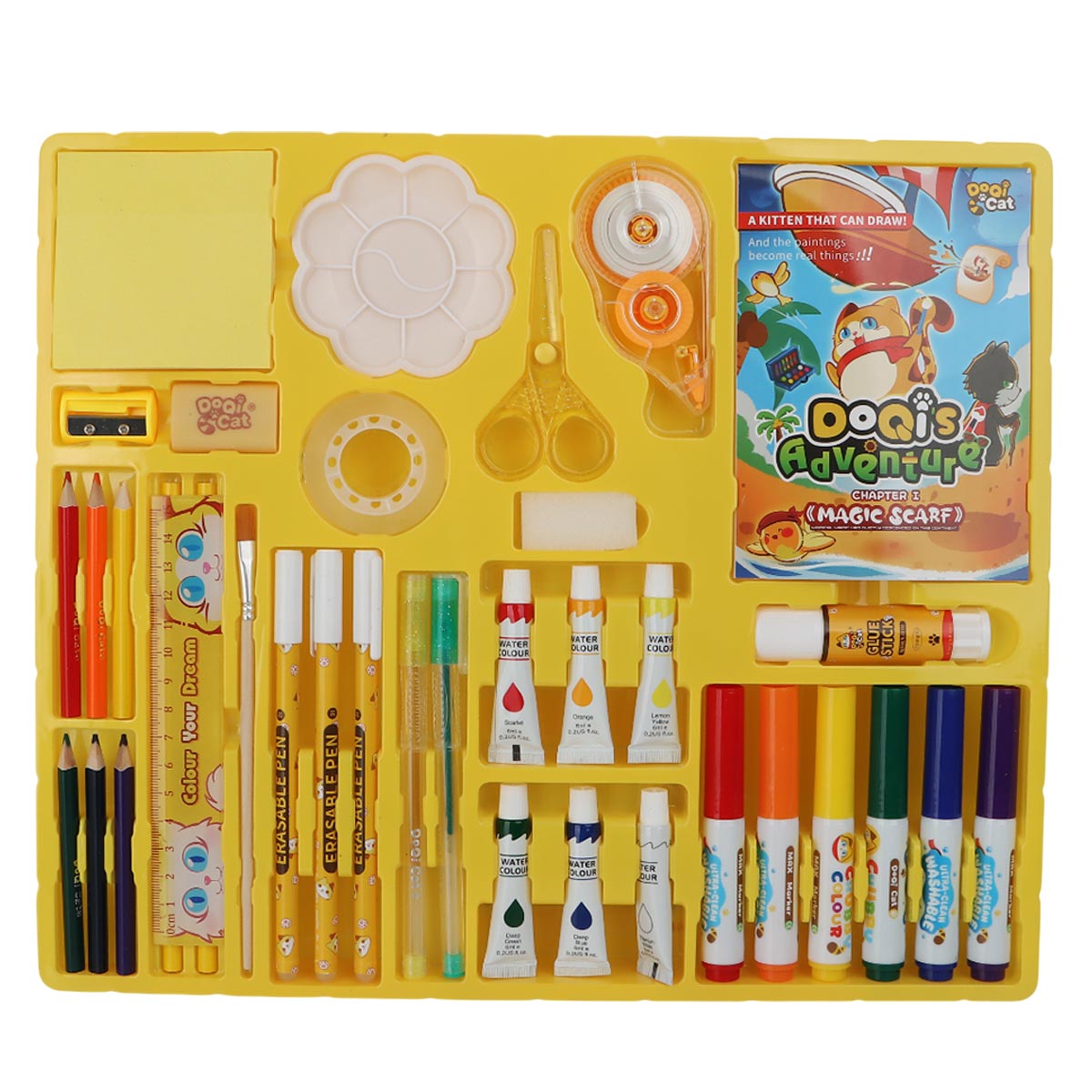 Doqi Cat Painting Kit with Wonder Box 61 Piece