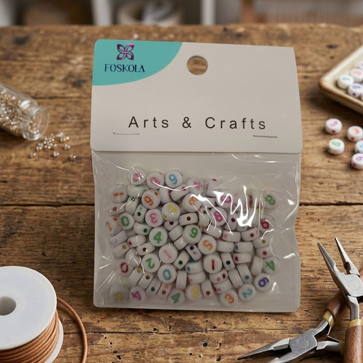 Alpha Beads Number Mix