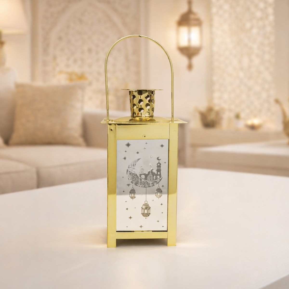 Metal Fanous Decorative Item