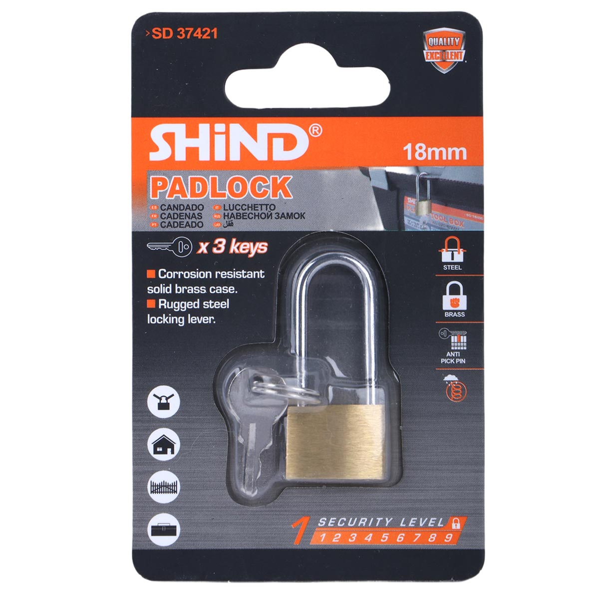 Shind Padlock 18mm