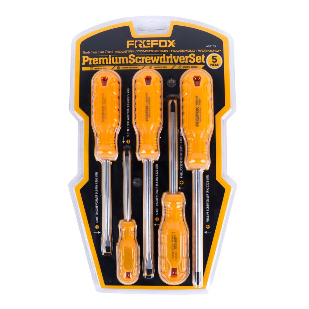 Frefox Premium Screwdriver Set 5 Piece