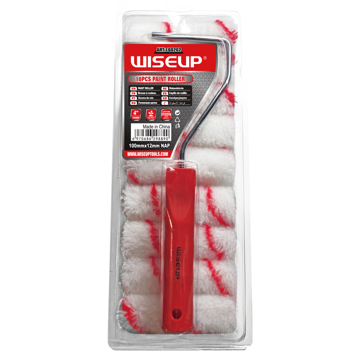 Wiseup Paint Roller Set 10 Piece