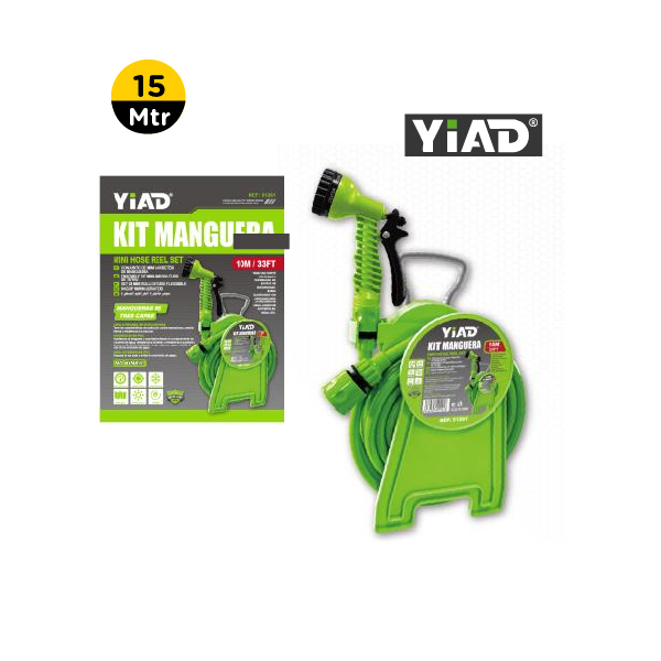 Mini Hose Reel Set 15m