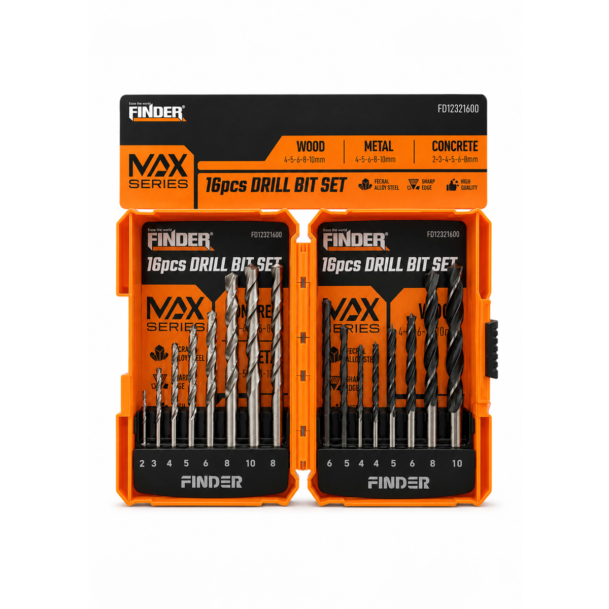 Drill Bits Set 16 Piece