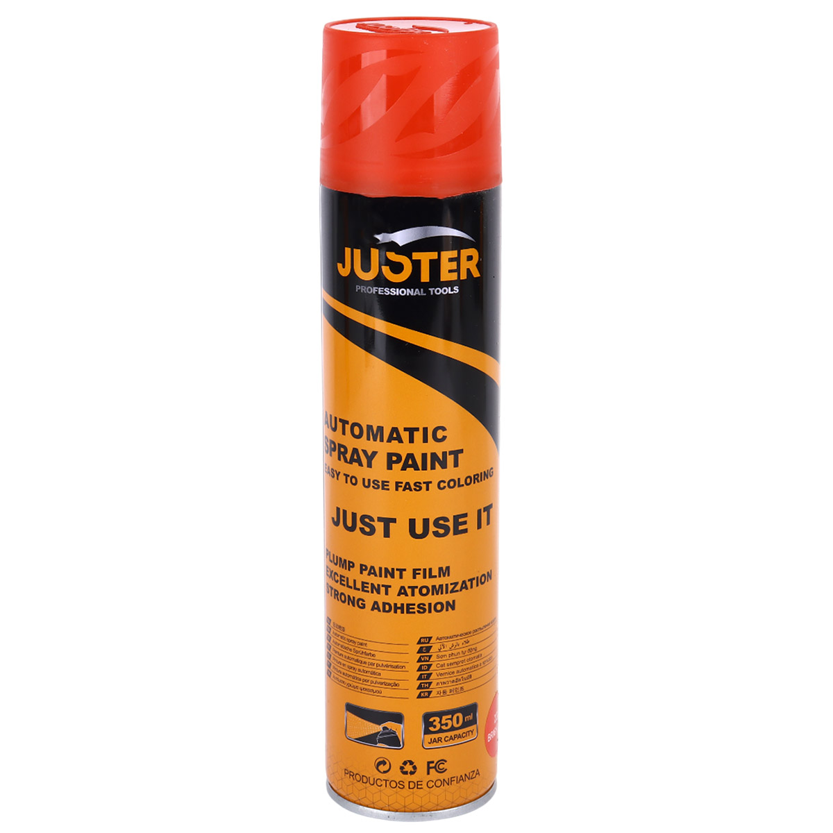 Juster Automatic Spray Paint 350ml Red