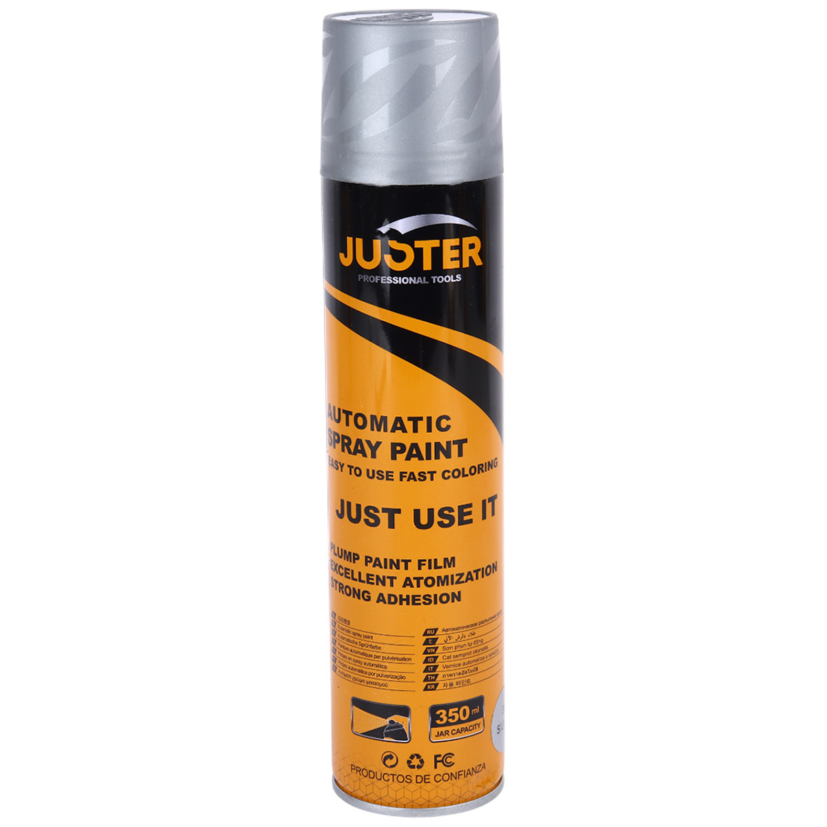 Juster Automatic Spray Paint 350ml Silver