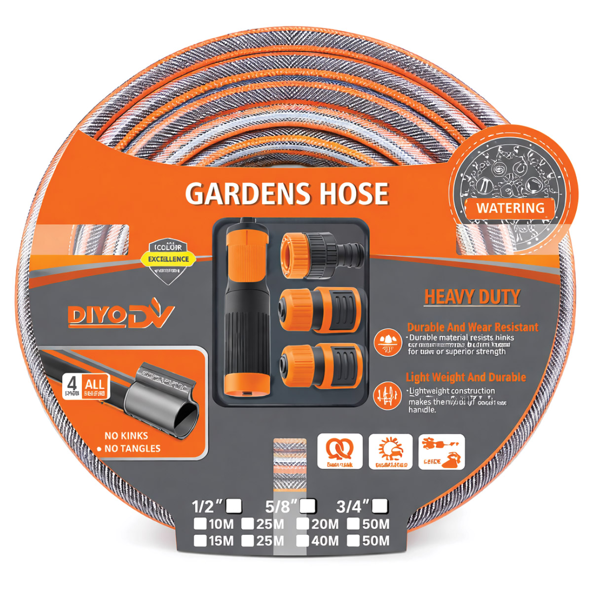 Divo Garden Hose 30m With Accessories